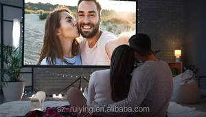 Ruiying <span class=keywords><strong>T1</strong></span> 1080P Portable Freestyle pour projecteur Magcubic avec Android 9.0 Mise au point automatique et correction similaire aux projecteurs LCD - Product Image 5