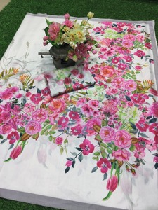 Sari de impresión Digital de seda blanca de calidad superior, nuevo diseño clásico, Ropa Étnica india tradicional para adultos, vestido - Product Image 6