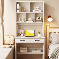 Bureau d'Étude pour Étudiant à Domicile, Bureau d'Ordinateur pour Petit Appartement, Chambre à Coucher