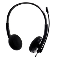 Casque téléphonique de vente chaude avec microphone antibruit, casque de bureau à contrôle en ligne casque de jeu sans fil