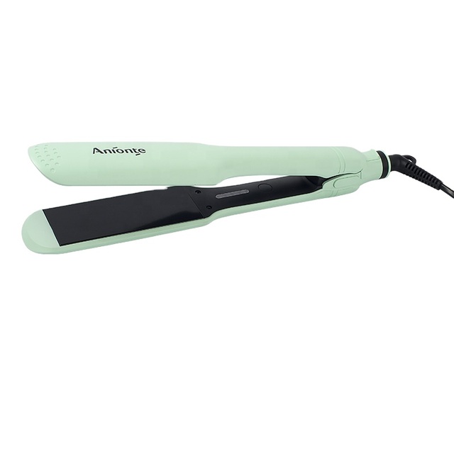 All in One Hair Flat Iron Household Hair Curler and Hair Straightener with Handle Lock Function