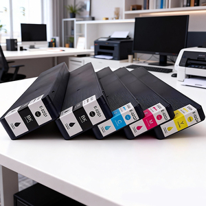 Cartucho de Tinta de Formato Ancho Enlite T02Q C13t02q100 C13t02q200 C13t02q300 C13t02q400 T02q100 para Impresora Epson Workforce - Product Image 1