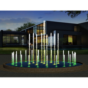 Fontaine musicale dansante pour piscine extérieure de 3,6 m de diamètre avec buses en acier inoxydable - Product Image 4