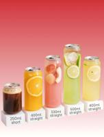 Vente en gros de canettes en PET transparentes à ouverture facile, personnalisables avec logo et motifs, pour jus, soda et autres boissons.