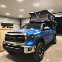 Camper pour camion imperméable, toit rigide escamotable, utilisation 4 saisons, neige, pluie