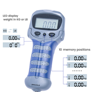 Di động cầm tay kỹ thuật số LCD hiển thị hành lý quy mô cá kỹ thuật số treo quy mô - Product Image 3