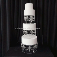 Support de présentation de gâteaux de thé de l'après-midi de haute qualité pour la maison, plateau à fruits, panier, décoration de mariage, accessoires de fête d'anniversaire, 8/10/12 pouces