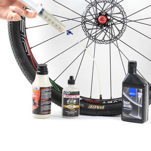 Kit d'outils d'injecteur de mastic Tubeless Seringue 60 ml pour recharge de mastic de pneu de vélo de route et de vtt, compatible à double valve Presta et Schrader - Product Image 2