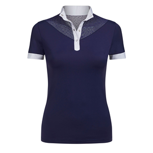 Camiseta Ecuestre de Manga Corta para Mujer, Camiseta de Equitación, Estilo Show, Personalizable - Product Image 3