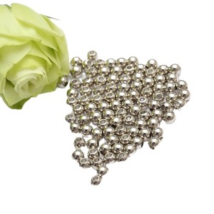 Stainless Steel Ball <b>Beads</b> 304 303 Round Metal <b>Beads</b> for Jewelry Making Plated <b>Loose</b> <b>Beads</b> Dongguan Origin - Product Image 5