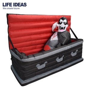 Offre Spéciale Promotionnel <span class=keywords><strong>Pas</strong></span> <span class=keywords><strong>Cher</strong></span> Éclairage <span class=keywords><strong>Halloween</strong></span> Gonflable Vampire Cercueil Pour Cour Décor <span class=keywords><strong>Extérieur</strong></span> - Product Image 1