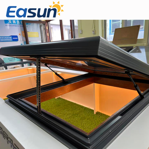 Hiện Đại 780Mm X 980Mm Tự Động Đôi Kính Cửa Sổ Ánh Sáng Cửa Sổ Không Thấm Nước Hợp Kim Nhôm Trượt Gấp Cổ Louver Cố Định Côn Trùng - Product Image 2