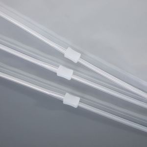 Oferta Especial: Empaque al por Mayor Personalizado con Logotipo Impreso en Blanco, Cierre Deslizante Reutilizable, PVC EVA Mate Esmerilado, Fondo Cuadrado con Cierre - Product Image 3