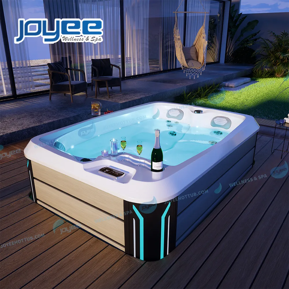 JOYEE Offre Spéciale 3 personnes Massage Whirlpool Outdoor Spa Air Jet US Balboa system Family With Jacuzzier Hot Tub