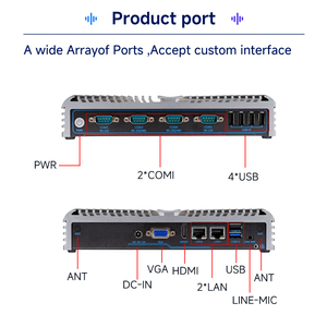 Hot Sale J1900 Mini Itx Fanless Ebedded 4th Gen I3 I5 I7 <strong>Linux</strong> Ubuntu <strong>OS</strong> Portable Industrial Mini Pc With Parallel Port - Product Image 4