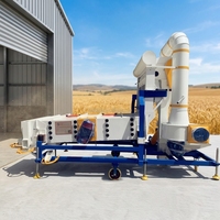 Trieuse de graines de caroube, de lin et d'épices, machine de criblage agricole pour petites exploitations agricoles