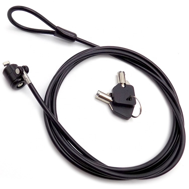 High Quality Anti Theft Laptop Cable Lock with Master Keys Computer Security Lock