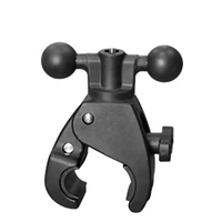 Clip de fixation à double pince de moniteur à dégagement rapide pour support de téléphone de moto de vélo Gopro/support de téléphone de caméra d'action