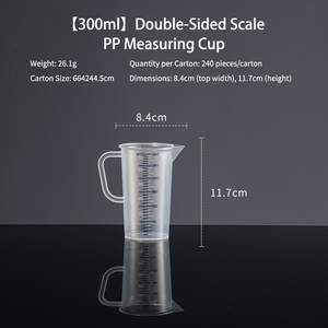 Meilleures ventes d'usine : Pichet en plastique PP <span class=keywords><strong>de</strong></span> 500 ml, Tasse à mesurer écologique pour la <span class=keywords><strong>cuisine</strong></span> et la pâtisserie, tendance TikTok, avec logo personnalisable - Product Image 3