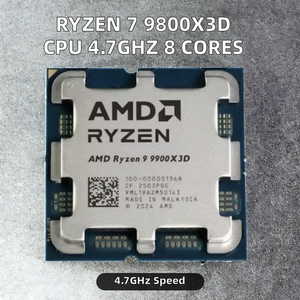 ใหม่สำหรับซีพียูเดสก์ท็อป 9 9900X3D ความเร็ว 4.7GHz ซ็อกเก็ต AM5 8 คอร์ 16 เธรด 120W TDP ซีพียูรุ่นล่าสุด 9800X3D โปรเซสเซอร์ 9800X3D ซีพียู N - Product Image 3