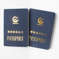 Passeports en papier personnalisés en gros, imprimés en couleur, passeports amusants sur mesure