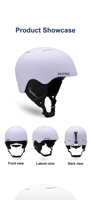 S1 vente chaude casque de Ski 2024 casque de ski certifié CE avec visière pour adultes housse de casque de ski