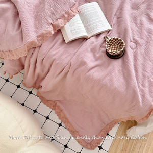 Cubrecama Moderno Hecho a Mano con <span class=keywords><strong>Patchwork</strong></span> de Algodón Puro, Suave, Transpirable, Fresco, Antibacteriano, No Tóxico, Marca ETM de Fábrica - Product Image 5