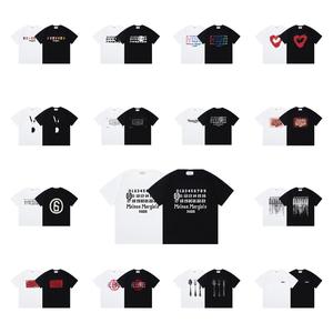 Camiseta de Manga Corta de Algodón Puro de 260 g, Transpirable, Informal, Holgada, con Letras Digitales <span class=keywords><strong>Maiso</strong></span> Margiela, Moda de Lujo Transfronteriza - Product Image 1
