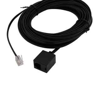 Fournisseur d'usine nouvelle marque adaptateur de câble d'extension de convertisseur de téléphone 6P4C RJ11 mâle à femelle câbles de Communication de <span class=keywords><strong>prise</strong></span> de courant - Product Image 1