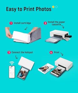 Nueva Impresora de Bolsillo Original Liene para Mini Photo Printer 1S, Impresora Portátil, Aplicación <span class=keywords><strong>Mi</strong></span> Home, Impresión ZINK AR, Mini Impresora a Color - Product Image 6