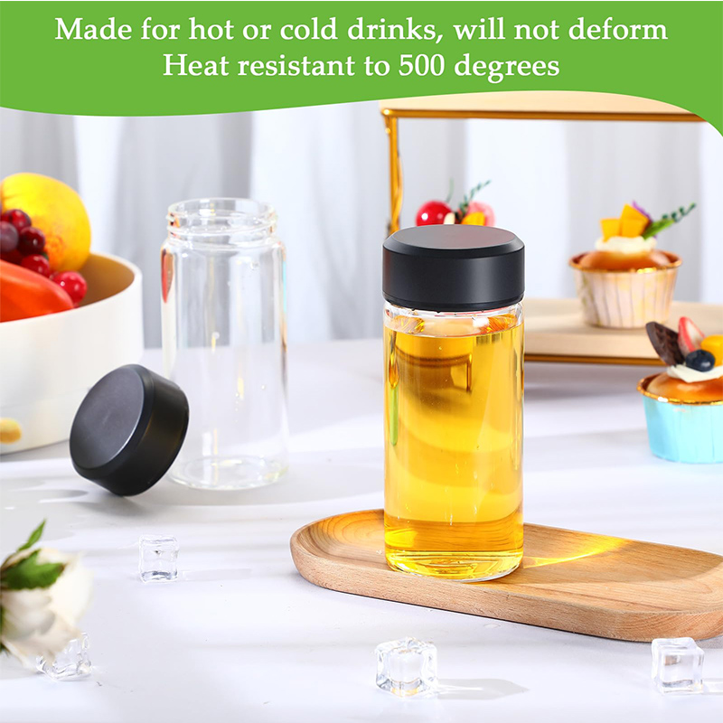 Wholesale 12 Oz Glass Bottles with Lids - Eco-friendly