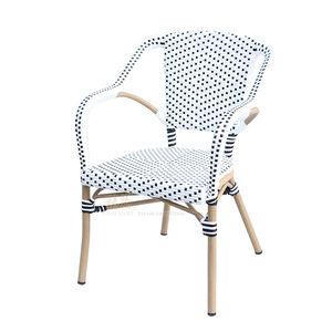 Chaises en rotin d'extérieur, chaises <span class=keywords><strong>de</strong></span> bistrot, chaises <span class=keywords><strong>de</strong></span> <span class=keywords><strong>terrasse</strong></span>, mobilier <span class=keywords><strong>de</strong></span> restaurant français, chaises parisiennes - Product Image 2