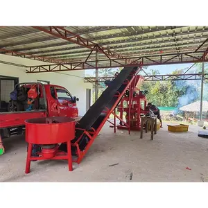 QTJ4-35 concrete fly ash brick molding machine hot business brick making machinery with small earnest investment 2024