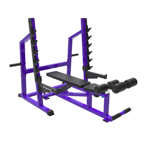Banco Multifuncional de Alta Calidad para Uso Comercial y Profesional, Equipo de Fitness Trifuncional, Seguro y Ajustable para Gimnasio - Product Image 1