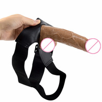 Dildo con Correa YPM, Pene Artificial con Cinturón, Dildo Usable, Correa Ajustable para Lesbianas, Consolador, Juguetes Sexuales para Mujeres y Parejas