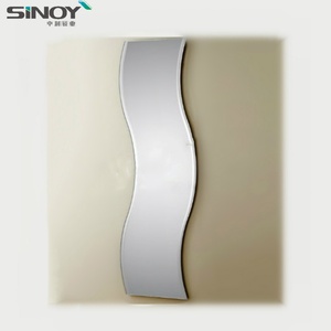 Miroirs décoratifs muraux en forme de S/ondulés, design unique pour la décoration intérieure - Product Image 2