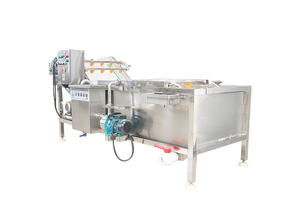 Gà ruột làm sạch máy trái cây waxing Máy làm sạch bàn chải con lăn ốc làm sạch máy - Product Image 2