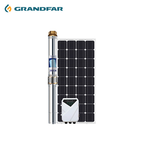 Pompe à eau solaire submersible Grandfar 400W DC48V 55m pour puits profond, irrigation 2SSD2.5/55-48/400 High - Product Image 3