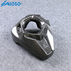 AKOSO-Couvercle de tuyau d'échappement en fibre de carbone sèche pour moto Kawasaki <span class=keywords><strong>Z</strong></span> <span class=keywords><strong>H2</strong></span> <span class=keywords><strong>2021</strong></span> 2022 2023 2024 - Product Image 5