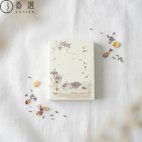 Encens en cône japonais Kyoto Kosaido, série Healing Cat, parfum floral vert toutes saisons, 15 pièces, arôme relaxant japonais de qualité supérieure