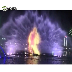 Nhà sản xuất chuyên nghiệp ngoài trời thác nước Laser màn hình nước Movie cho âm nhạc nhảy múa đài phun nước dự án - Product Image 5