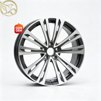 Velg Tempa Desain Bintang Perak Py Satin 20" Heavy Duty untuk Mobil Muscle Upgrade Spesifikasi OE