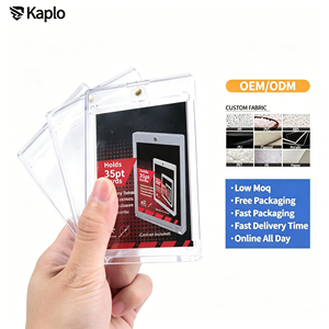 Kaplo 35PT - Estuche Magnético de Una Sola Pieza para Tarjetas Coleccionables, Esquinas Redondeadas, Estuche Rígido Transparente para Tarjetas Coleccionables - Product Image 1