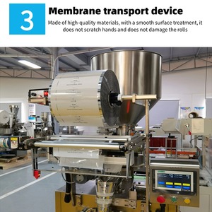 Machine de remplissage et <span class=keywords><strong>d</strong></span>'emballage électrique pour poudre, avec pesage, pour poivre, protéines, amidon de maïs, compatible avec sachets, boîtes, feuilles, ceintures, PLC - Product Image 5