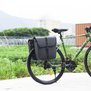Bolsa Doble para Asiento Trasero de Bicicleta con Logotipo Reflectante Personalizado, Gran Capacidad, Impermeable, Portaequipajes para Bicicleta - Product Image 3