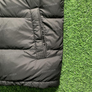 Gilet matelassé en duvet d'oie pour homme grande taille, respirant, avec fermeture éclair, style <span class=keywords><strong>Canada</strong></span>, pour activités de plein air - Product Image 3