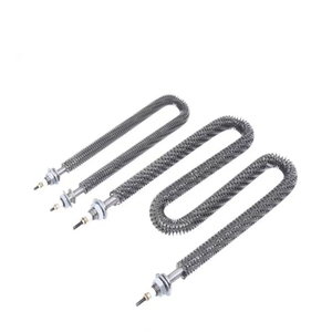 Resistencias de Banco de Carga en Forma de U/<span class=keywords><strong>W</strong></span>/I de Acero Inoxidable Personalizadas de Alta Precisión, Elemento Calentador de Aire con Tubo Aletado Forzado - Product Image 2