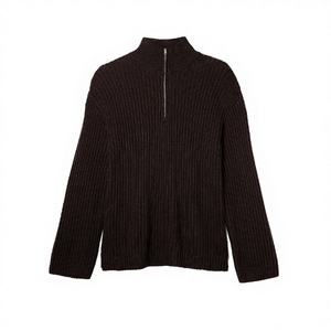 Suéteres de Cuello Alto para Hombre, Cálidos, Otoño Invierno, Tejidos, Color Sólido, Manga Larga, Estilo Casual, Holgados, 100% Poliéster, 450g - Product Image 4