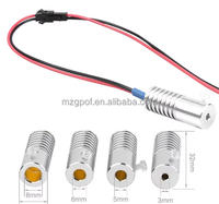 Illuminateur LED rouge miniature de qualité industrielle, 12 V CC, 1,5 W, avec indice de protection IP68, pour lampe à fibre optique à éclairage latéral de 3/5/6/8/10 mm