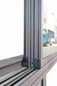 Ventanas correderas horizontales de aluminio 4SG de estilo moderno, aislamiento térmico NFRC y vidrio resistente a los impactos de huracanes para días tormentosos - Product Image 3